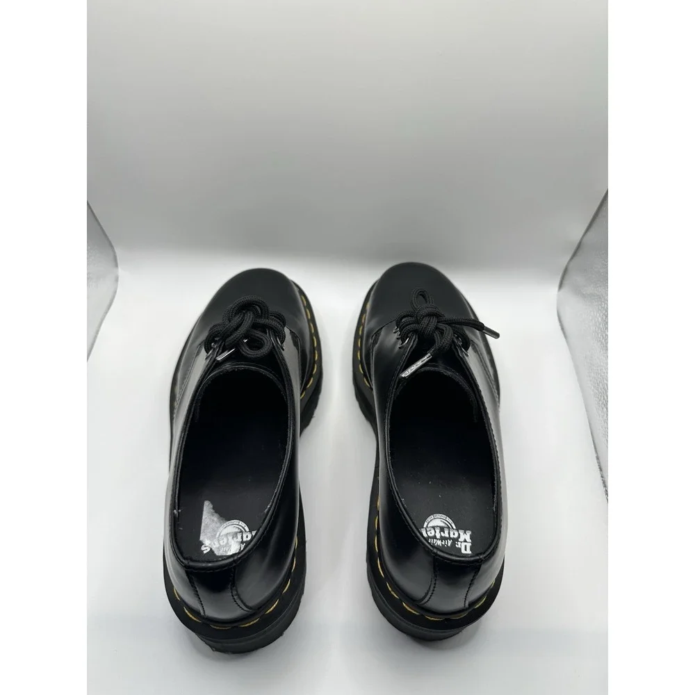 Dr.‎ Martens Oxford Shoes Womens 7 Mens 6  US 1461 Quad Black Leather Platform